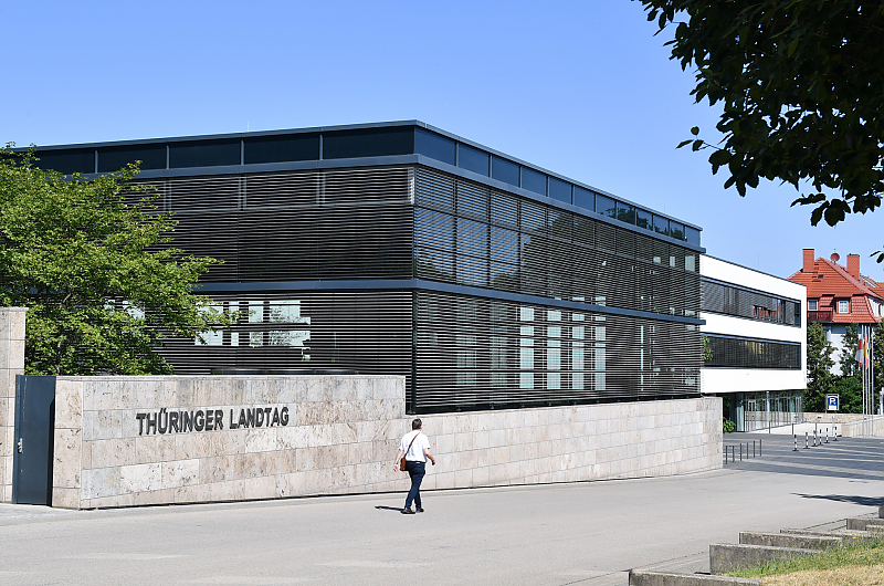 Landtag in Erfurt. Foto: dpa