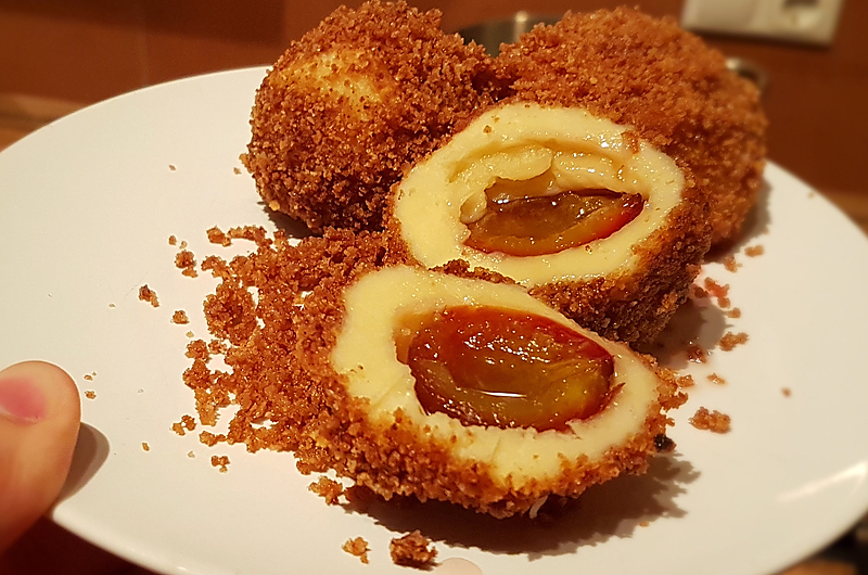 Zwetschgenknödel. Foto: Redaktion Zwetschgenknödel. Foto: Redaktion
