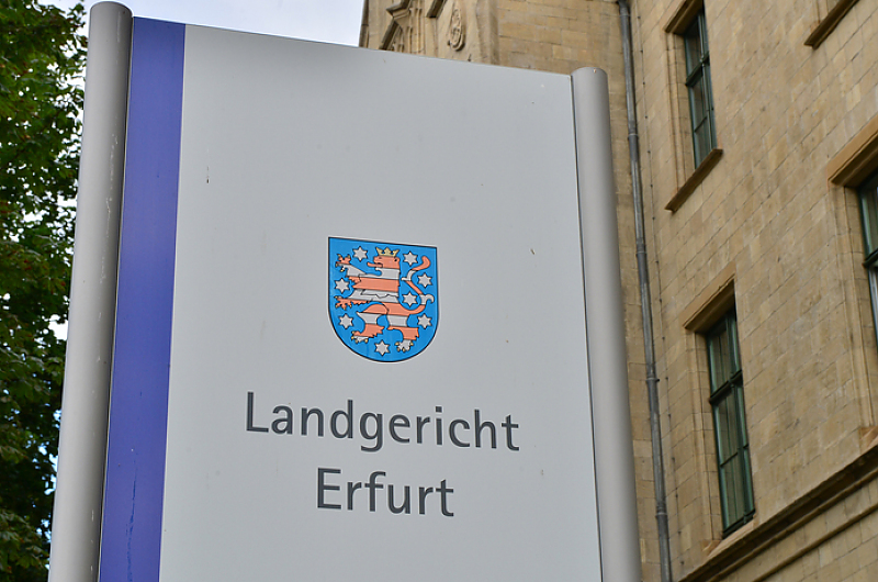 Landgericht Erfurt. Foto: dpa