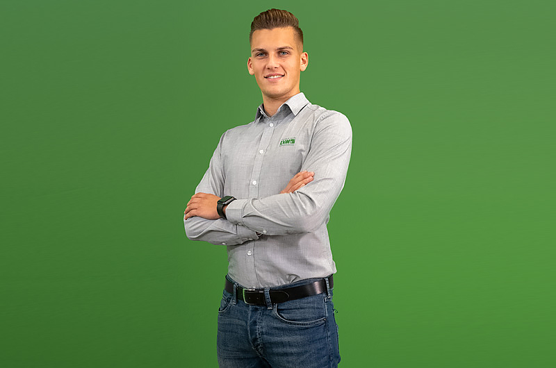 LVM Versicherungsagentur Fischer und Hauffe, Gera , Mitarbeiter Dominik Klamt. Foto: LVM