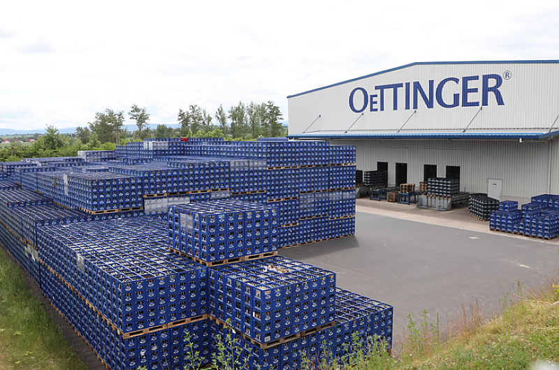 Der Standort der Oettinger Brauerei in Gotha. Foto:dpa