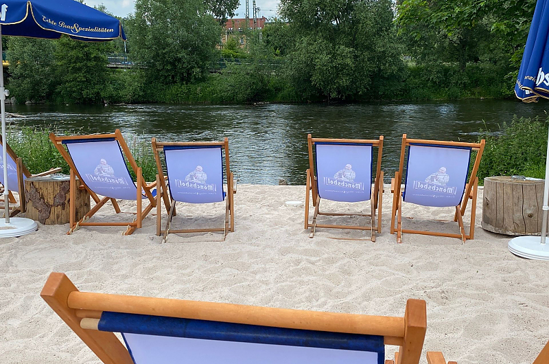 Der Saalestrand Rodulstadt, Bild: Redaktion