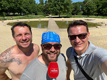 Der Stadtstrand in Gera bietet Spaß für die ganze Familie, Bild: Redaktion