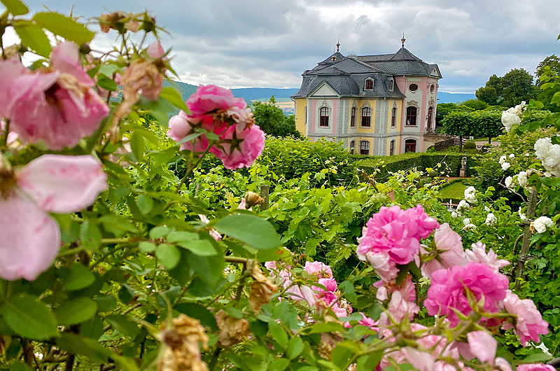 Dornburger Schlösser bei Jena. Reporterfoto